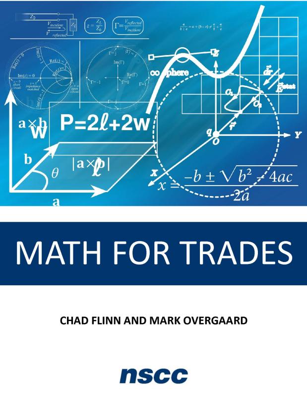 Math For Trades Volume 1