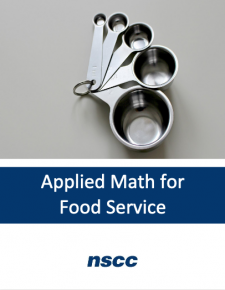 Applied Math For Food Service