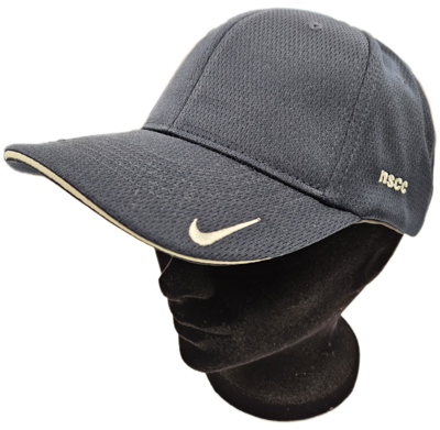 Nike Navy Dri-Fit Mesh Swoosh Flex Sandwich Cap