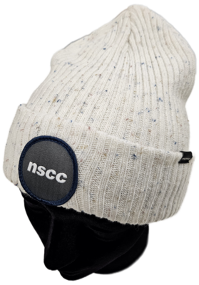 White Tweed Beanie