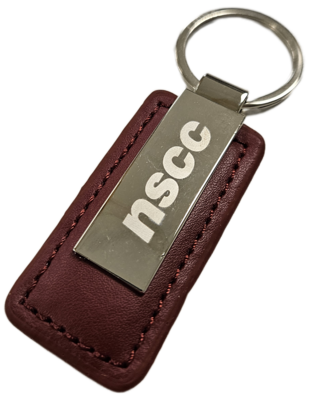 Chesterton Keychain- Shiny Silver Brick