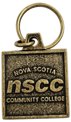 Econo Metal Keychain- Square