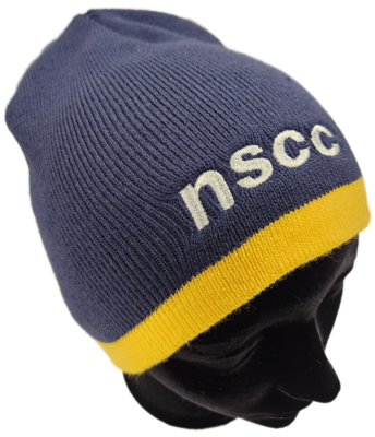 Two-Tone Knit Beanie